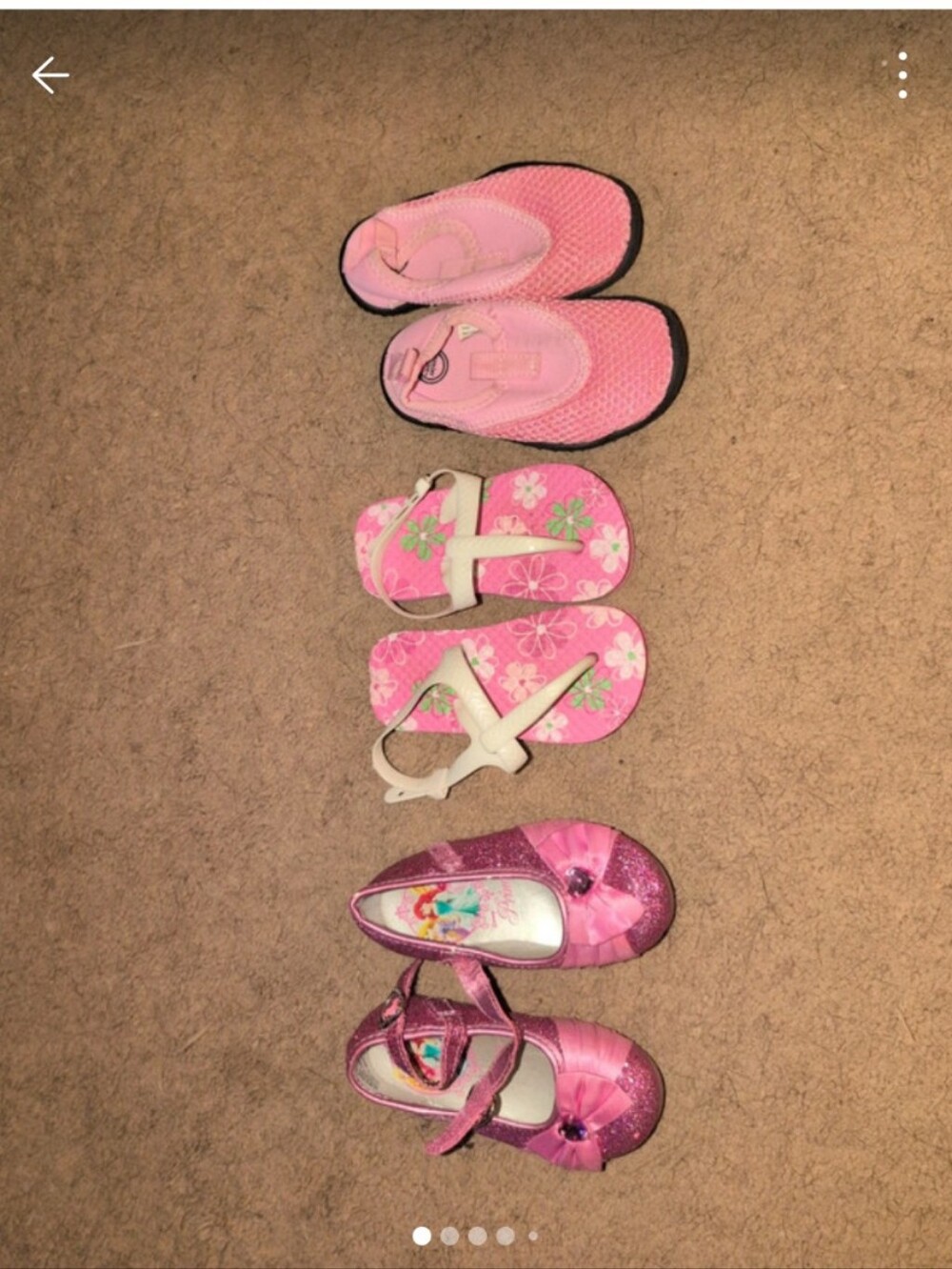 Disney Toddler Girls' Pink Sandals and Dress Shoes Bundle